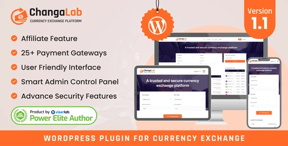 ChangaLab – Currency Exchange WordPress Plugin